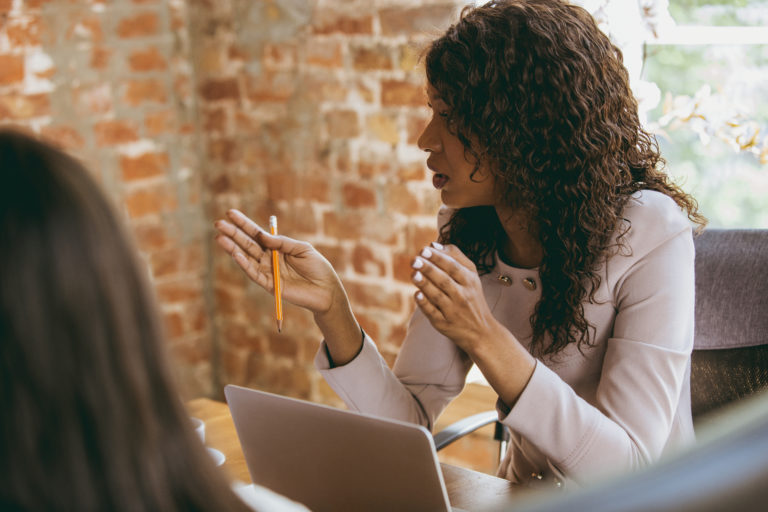 Young Business Woman Enhancing Leadership